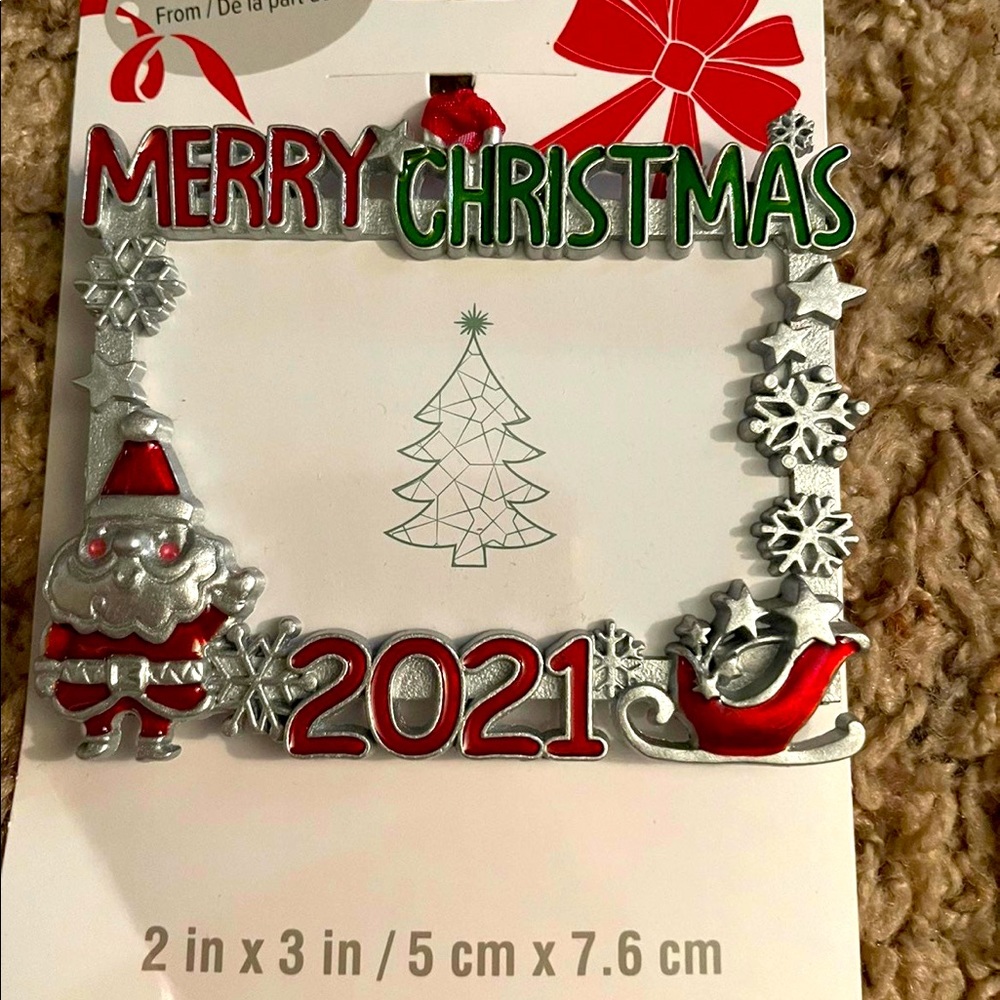 2021 Christmas Photo Ornament